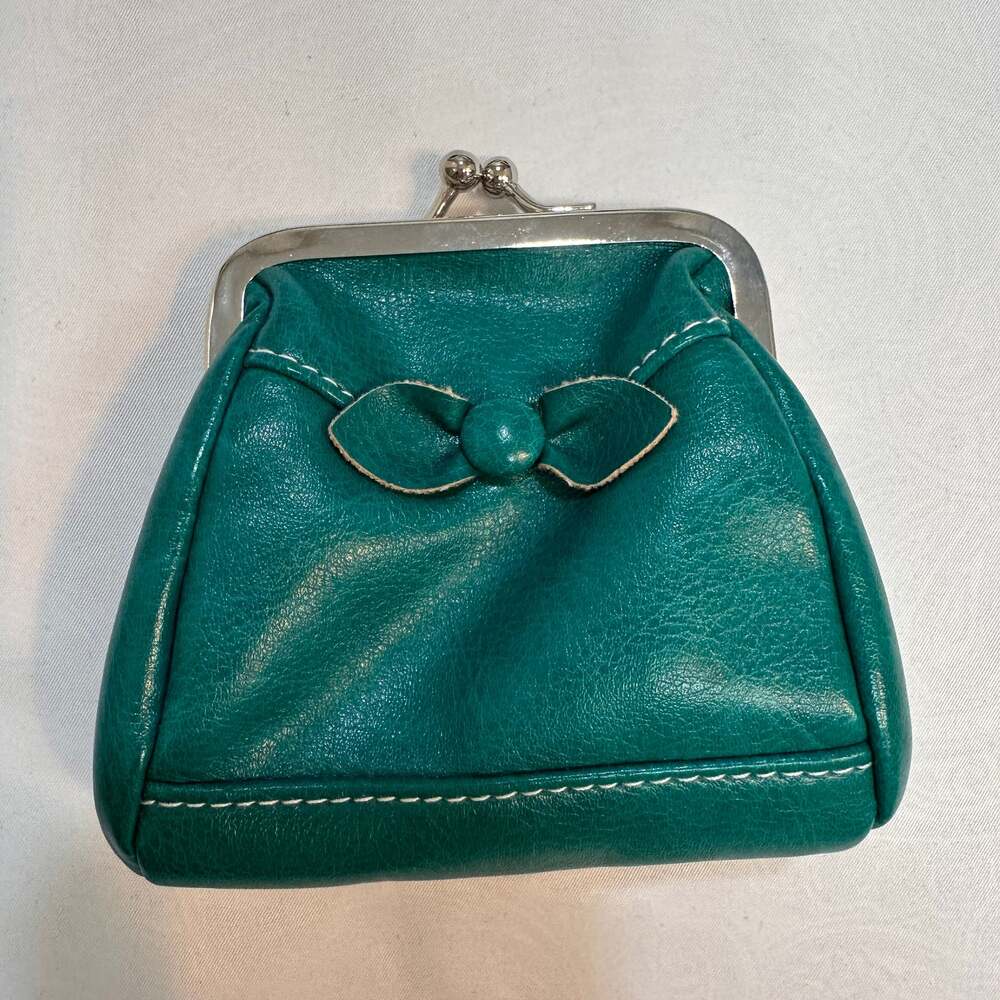 Miche Jade Green Teal Shell Interchangeable Mini Kisslock Purse
